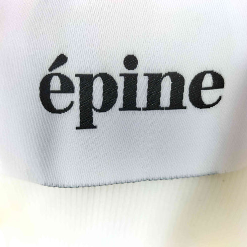 エピヌ epine ロゴ刺繍 タートルネック カットソー レディース