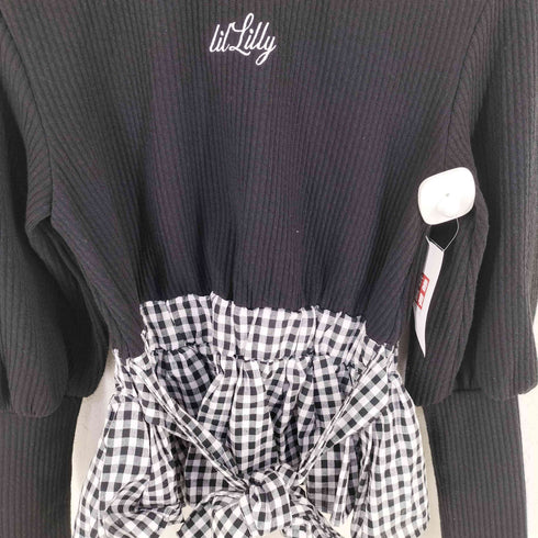 リルリリー lilLilly ドッキング2Wayリブトップス レディース FREE