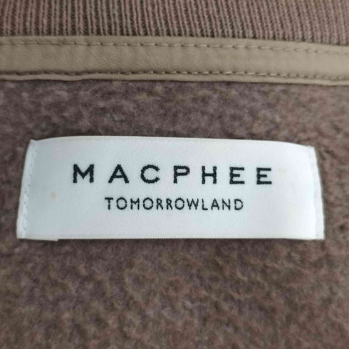 マカフィー MACPHEE ポリエステル レーヨン ロングブルゾン レディース JPN:36