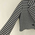 ザラ ZARA GINGHAM BLAZER ショート丈ギンガムチェックジャケット レディース import:XS