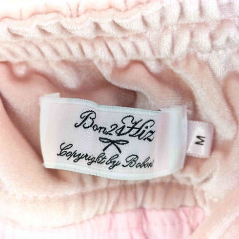 bobon21 ベロア フリル レース 使い キュロットパンツ レディース JPN:M