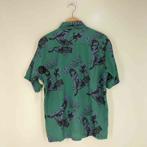 ヒステリックグラマー HYSTERIC GLAMOUR 21SS MONDO VISION柄 アロハシャツ メンズ JPN:L