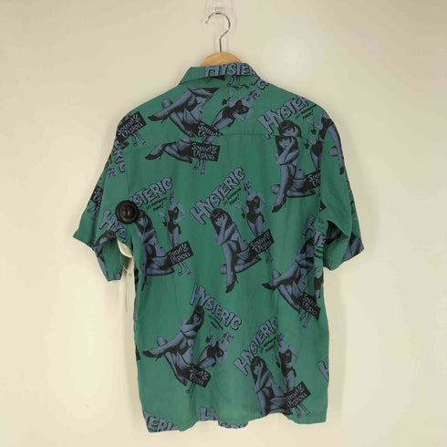 ヒステリックグラマー HYSTERIC GLAMOUR 21SS MONDO VISION柄 アロハシャツ メンズ JPN:L