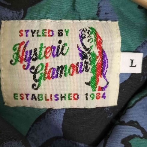 ヒステリックグラマー HYSTERIC GLAMOUR 21SS MONDO VISION柄 アロハシャツ メンズ JPN:L