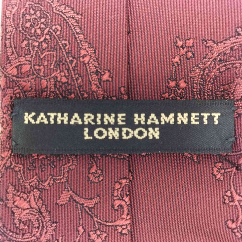 キャサリンハムネットロンドン KATHARINE HAMNETT LONDON 総柄シルクネクタイ メンズ