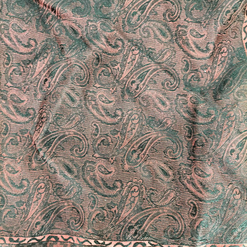 エトロミラノ ETRO MILANO イタリア製 総柄シルクスカーフ メンズ