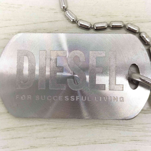 ディーゼル DIESEL ドッグタグロゴネックレス メンズ