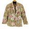ローラアシュレイ LAURA ASHLEY 花柄 3B テーラードジャケット レディース US:10