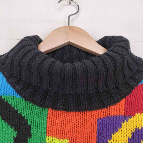 michelle stuart 香港製 ラミーコットン タートルネックニット レディース import:S