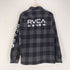 ルーカ RVCA バックプリント ブロックチェックネルシャツ メンズ JPN:L