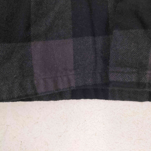 ルーカ RVCA バックプリント ブロックチェックネルシャツ メンズ JPN:L