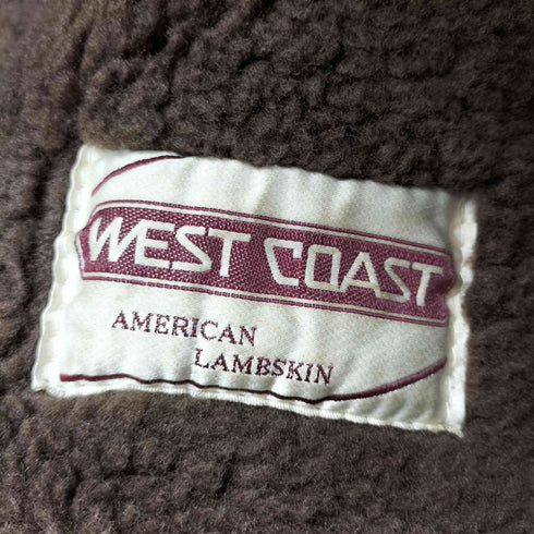 WEST COAST ボア ムートンジャケット メンズ import:XL