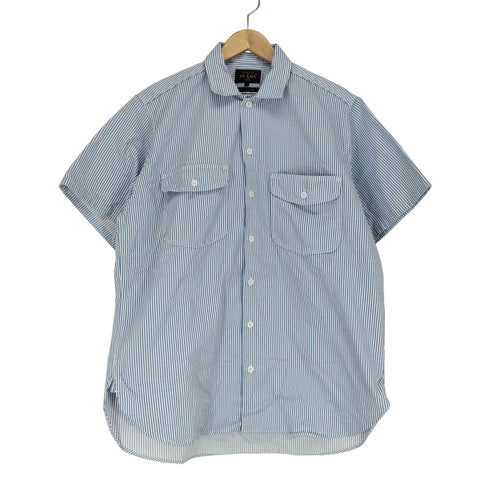 ビームスプラス BEAMS+ WORK Short Sleeve Stripe メンズ JPN:M