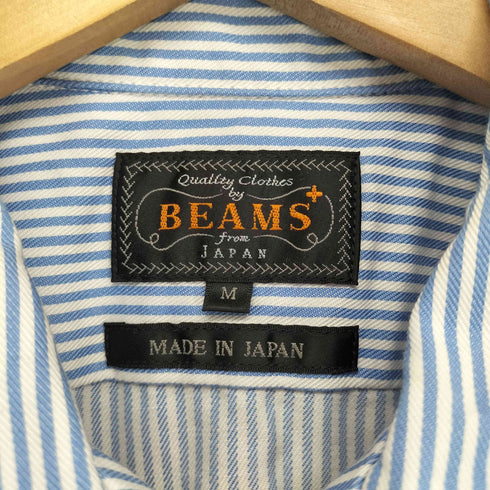 ビームスプラス BEAMS+ WORK Short Sleeve Stripe メンズ JPN:M