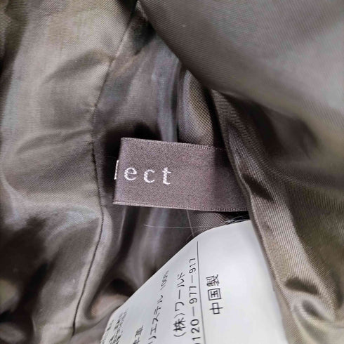 リフレクト Reflect パンチング ラムレザー ノーカラージャケット レディース 9