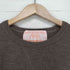 オールダービーニットウェア Oldderby Knitwear 前Vガゼット ウール クルーネックニット メンズ JPN:M