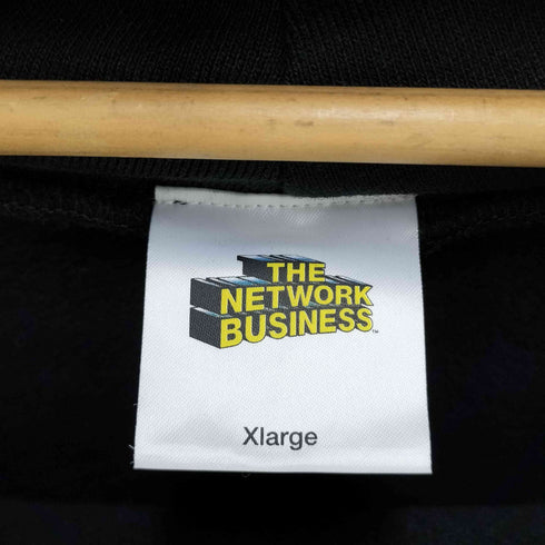 THE NETWORK BUSINESS 両面プリント プルオーバーパーカー メンズ JPN:XL