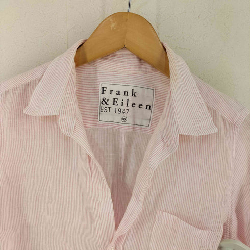 フランクアンドアイリーン Frank&Eileen リネンストライプシャツ レディース import:XS