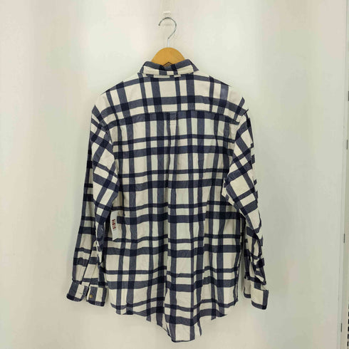 エルエルビーン L.L.Bean 80-90s チェック柄 コーデュロイ ボタンダウン 長袖シャツ メンズ MED