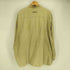 HIM COLLETION 80-90S 細畝 コーデュロイ バンドカラーシャツ メンズ import:XL
