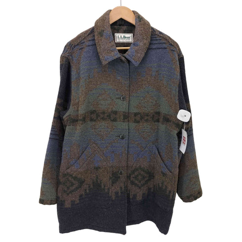 エルエルビーン L.L.Bean 70s-80s usa製 ネイティブ柄 ハンティングジャケット メンズ JPN:L