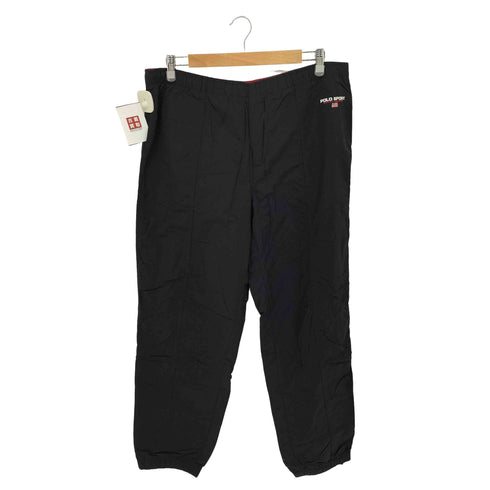 ポロスポーツラルフローレン POLO SPORT RALPH LAUREN 90s ロゴ刺繍 裏地メッシュ ナイロン トレーニングパンツ メンズ L/G