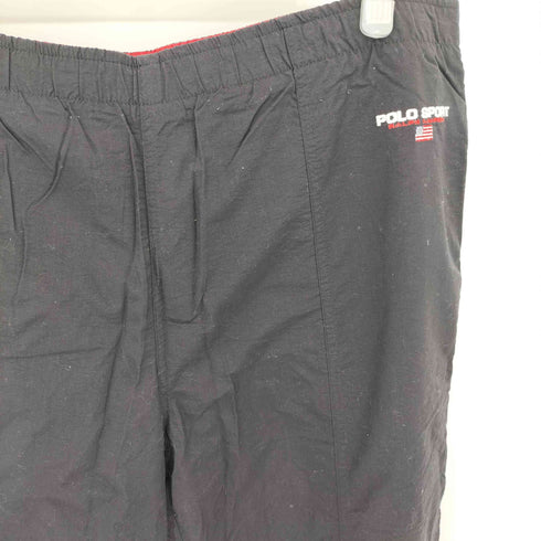 ポロスポーツラルフローレン POLO SPORT RALPH LAUREN 90s ロゴ刺繍 裏地メッシュ ナイロン トレーニングパンツ メンズ L/G