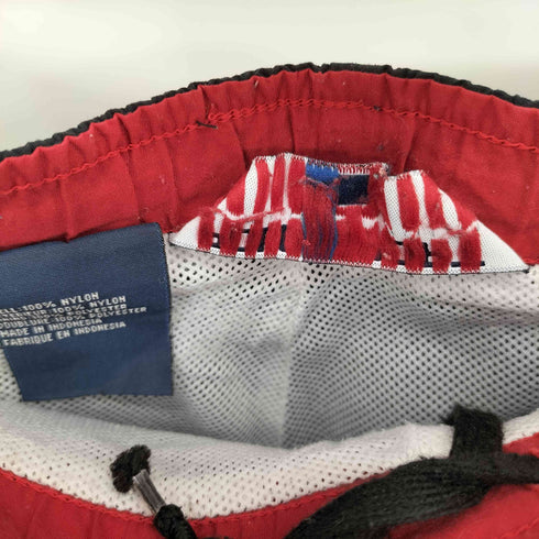 ポロスポーツラルフローレン POLO SPORT RALPH LAUREN 90s ロゴ刺繍 裏地メッシュ ナイロン トレーニングパンツ メンズ L/G