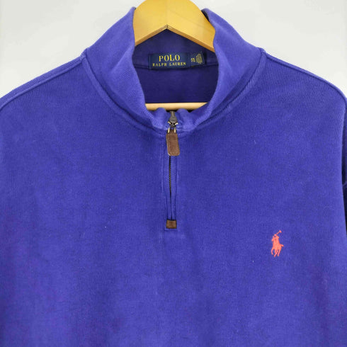 ポロラルフローレン POLO RALPH LAUREN ポニー刺繍 ハーフジッププルオーバー メンズ import:XXL
