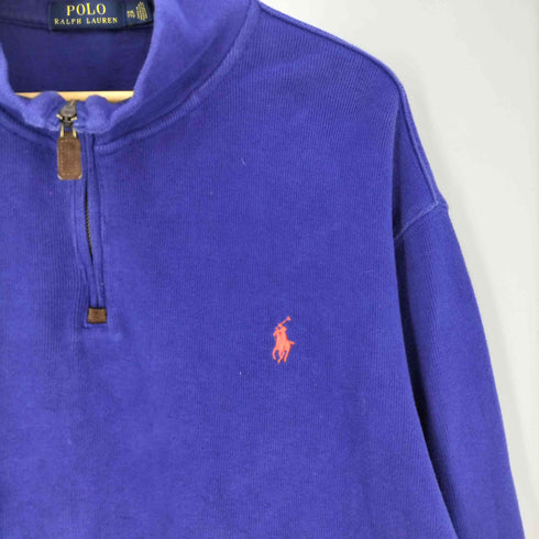 ポロラルフローレン POLO RALPH LAUREN ポニー刺繍 ハーフジッププルオーバー メンズ import:XXL
