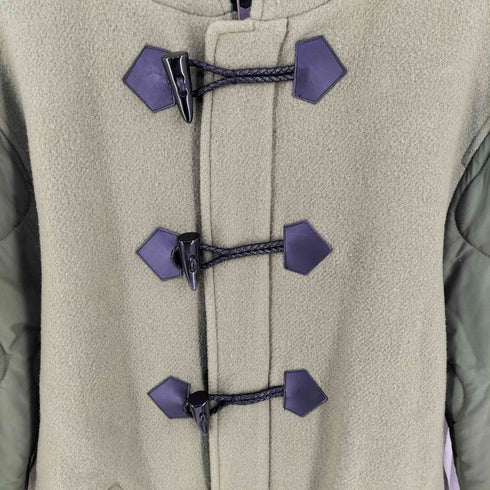 ツモリチサト TSUMORI CHISATO フード付き 袖キルティング切替ダッフルコート メンズ 1