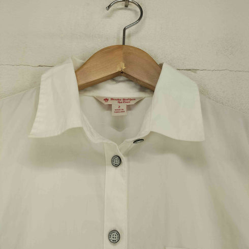 レッドフリースブルックスブラザース Red Fleece Brooks Brothers チェック柄 切替デザイン シャツワンピース レディース 2