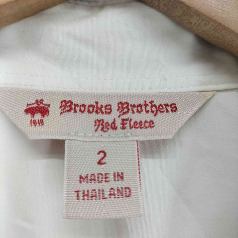 レッドフリースブルックスブラザース Red Fleece Brooks Brothers チェック柄 切替デザイン シャツワンピース レディース 2