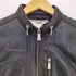 キャサリンハムネットロンドン KATHARINE HAMNETT LONDON 変形ジップ 2way ゴートスキン マルチポケット パッカブル レザージャケット メンズ import:L