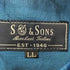 S&SONS 羊革シングルライダースジャケット メンズ LL