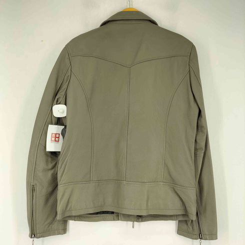 EVOLUTION 豚革ダブルライダースジャケット メンズ JPN:L