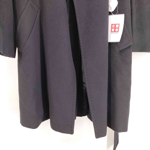 マックスマーラ MAX MARA イタリア製 ウール100 ベルテッドコート レディース US:8