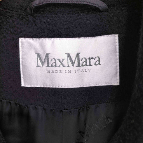 マックスマーラ MAX MARA イタリア製 ウール100 ベルテッドコート レディース US:8