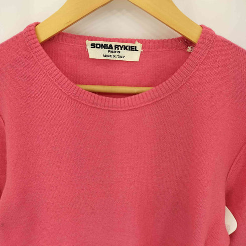 ソニアリキエル SONIA RYKIEL 90-00s イタリア製 クルーネック ウール ニットセーター レディース 38