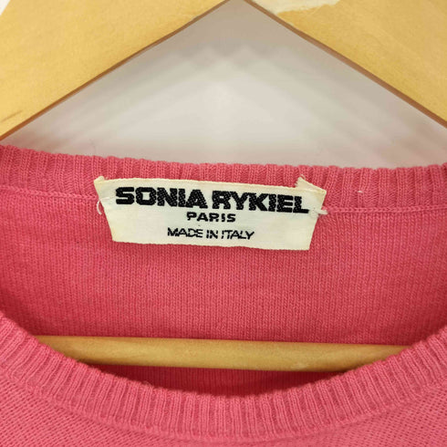 ソニアリキエル SONIA RYKIEL 90-00s イタリア製 クルーネック ウール ニットセーター レディース 38