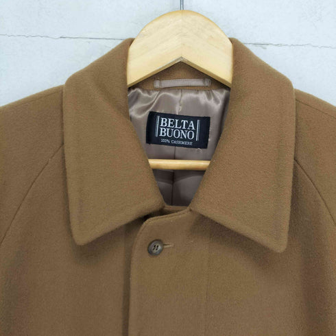 ベルタボーノ BELTA BUONO cashmere カシミヤ100 ステンカラーコート メンズ A6