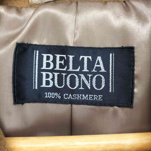 ベルタボーノ BELTA BUONO cashmere カシミヤ100 ステンカラーコート メンズ A6