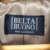 ベルタボーノ BELTA BUONO cashmere カシミヤ100 ステンカラーコート メンズ A6