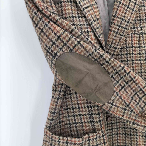 ダックス DAKS カシミヤ混 スエードパッチ テーラードジャケット メンズ 98/88/175