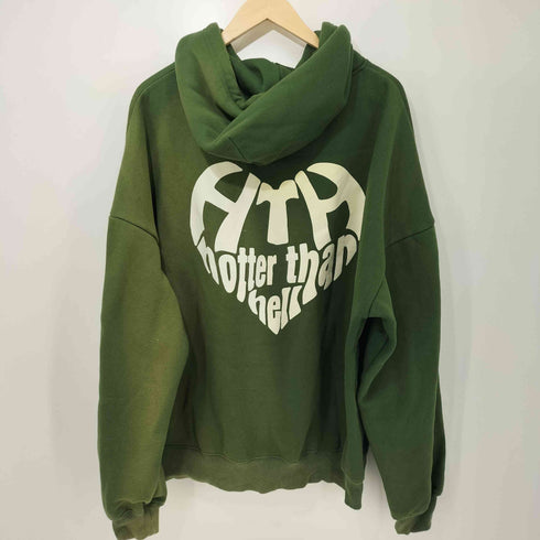Hotter Than Hell Heart logo hoodie プルオーバーパーカー メンズ FREE