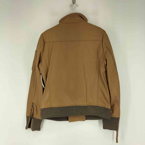 MANIAC WORKS 羊革ダブルブレストレーシングジャケット メンズ JPN:L