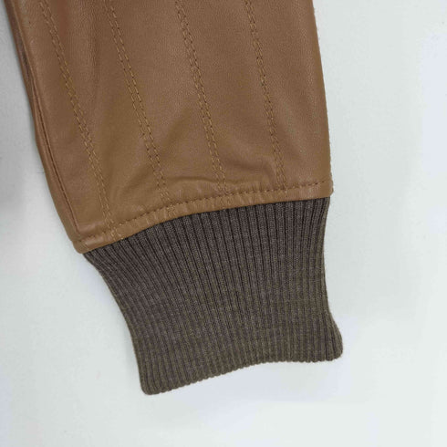 MANIAC WORKS 羊革ダブルブレストレーシングジャケット メンズ JPN:L