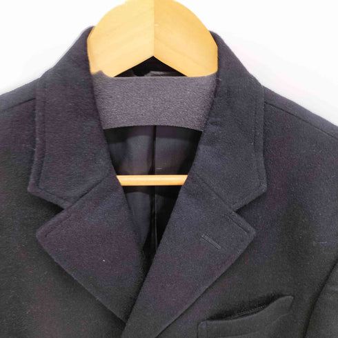 カシミヤ100 ステンカラーコート メンズ 90 A4