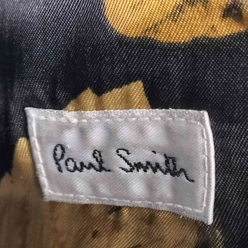 ポールスミス Paul Smith 羊革スエードレザーテーラードジャケット 裏地花柄 メンズ import:L