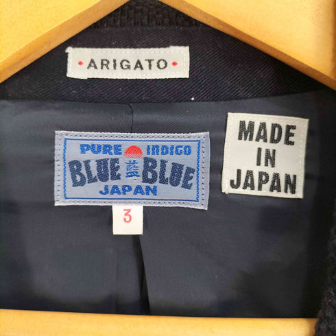 ブルーブルー BLUE BLUE ARIGATO PURE INDIGO 3B テーラードジャケット メンズ JPN:3
